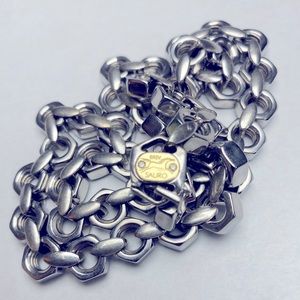 SAURO Chain with 14k gold and Diamond clasp